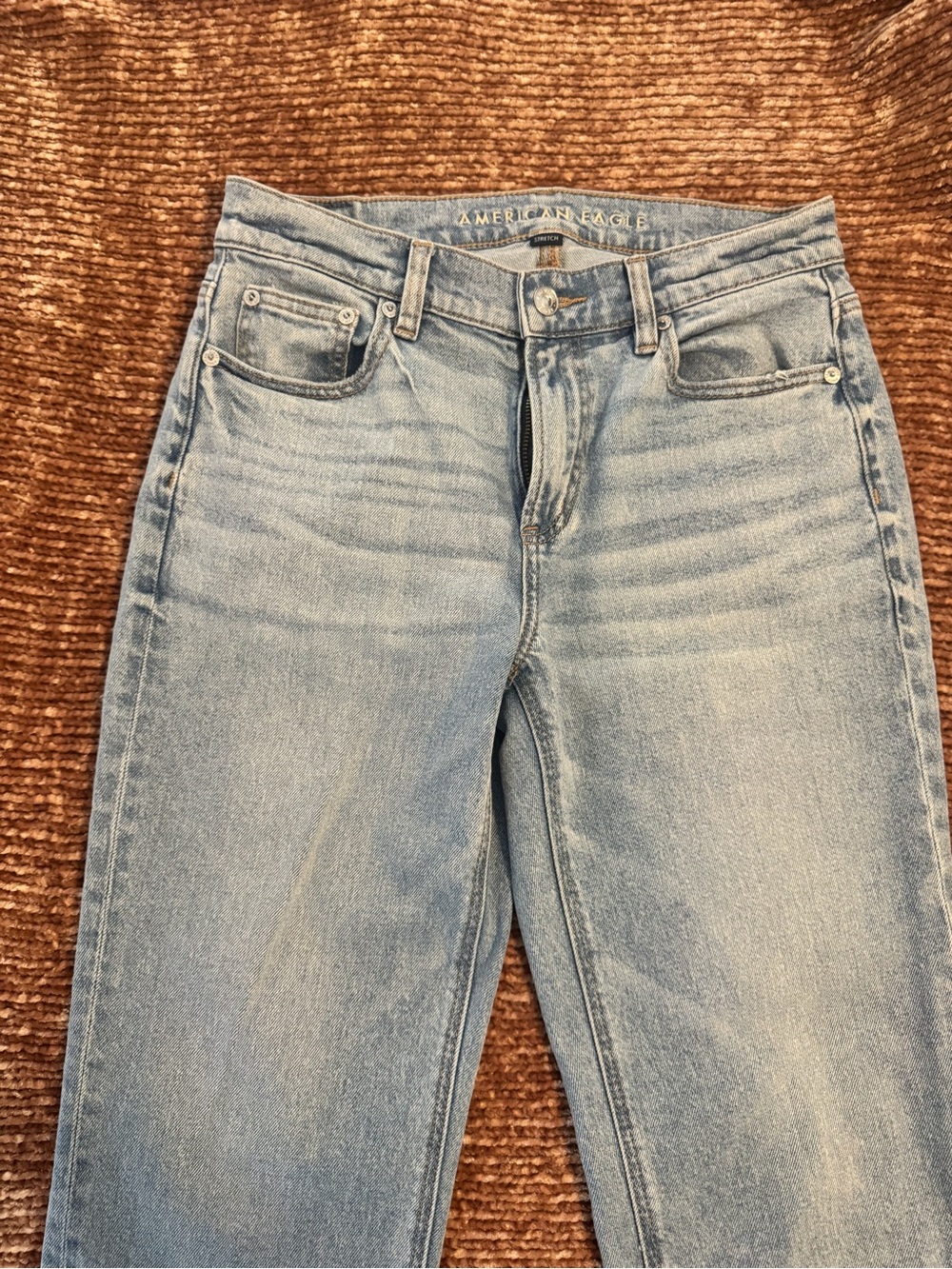 American Eagle Super High-Rise Straight